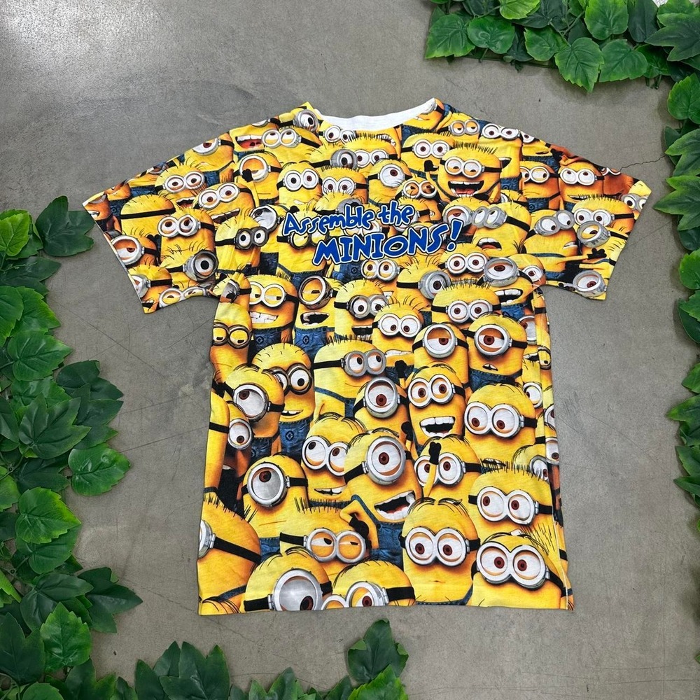 Despicable Me Minions All Over Print Graphic T-Shirt